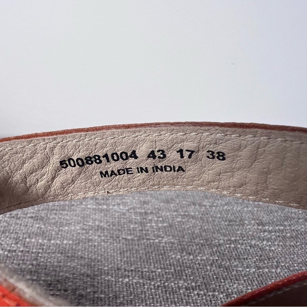 Fly London Perforated Leather Wedge Sandals (7.5) Yake - Picture 7 of 7